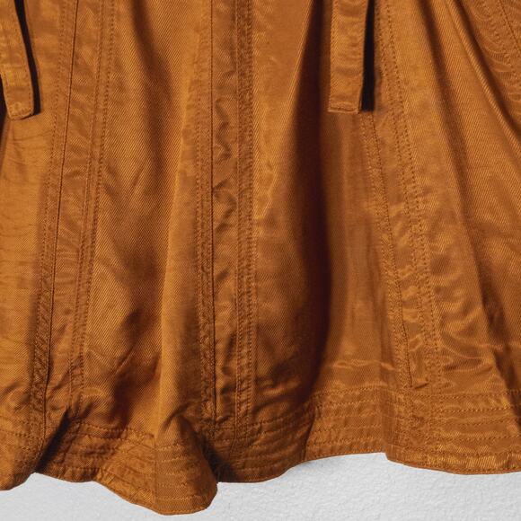 NEW Anthropologie Women’s Top Indie Boho Western Revival Orange Size Large - Picture 4 of 11